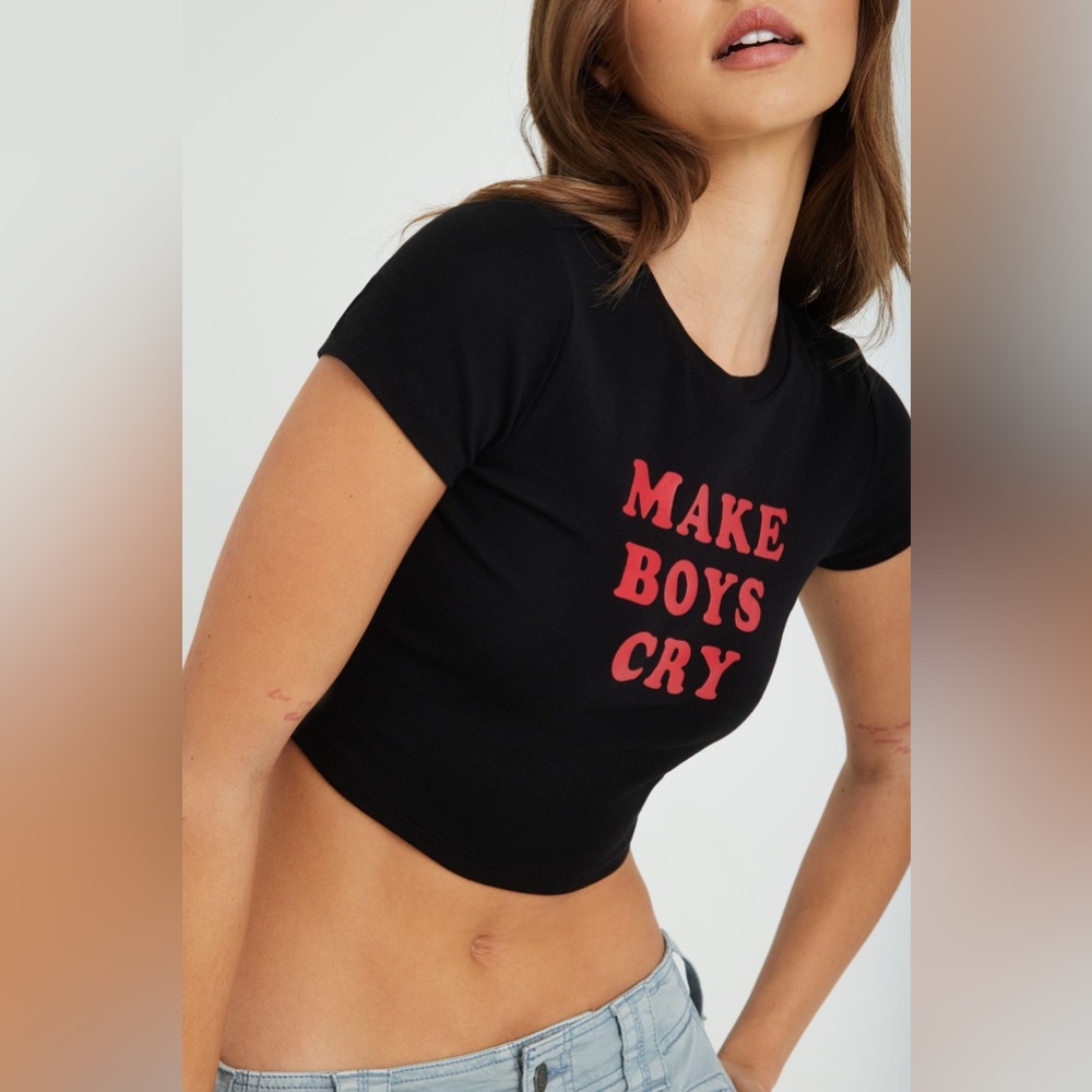 Garage baby tee size small